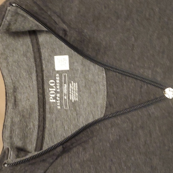Half Zip Panel Polo Ombre Plaid main image 1